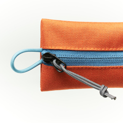 Fabric Key Wallet морковный
