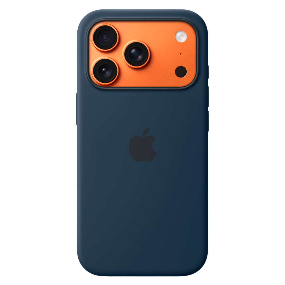 Силиконовый чехол Apple Silicone Case with MagSafe для iPhone 17 Pro, Midnight
