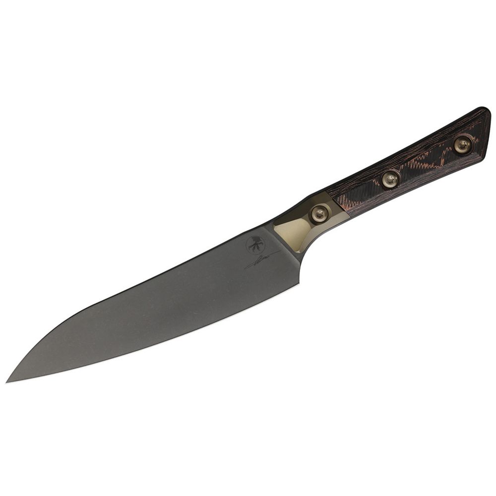 Кухонный нож Microtech Utility, сталь M390MK, 3400B-1DLCLWCFS