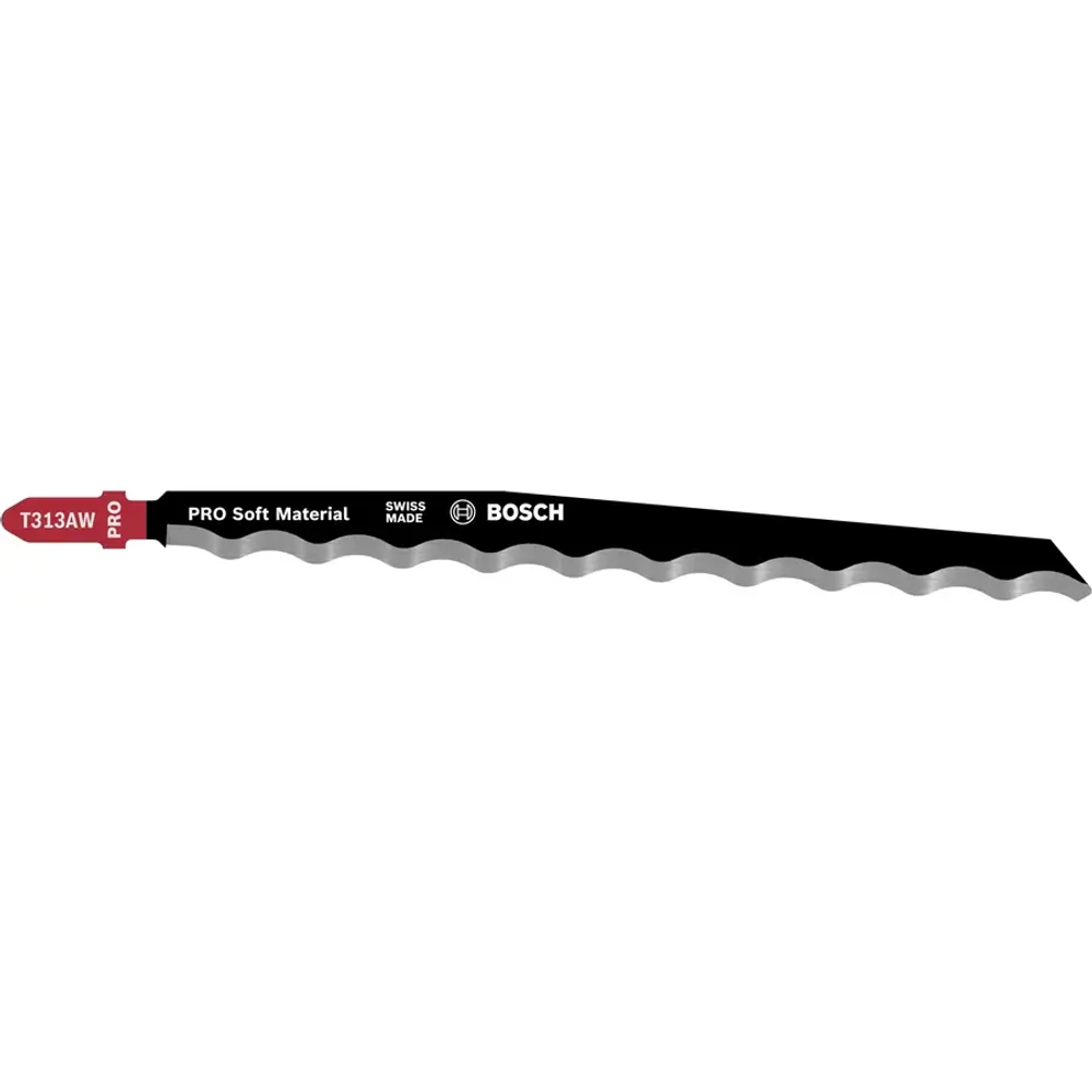 Пилки для лобзика по картону T 313 АW, HCS BOSCH 2608635187