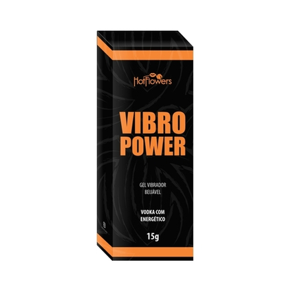 HotFlowers VIBRO POWER - Жидкий вибратор со вкусом водки с энергетиком