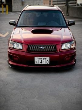 Передний бампер STI для Subaru Forester SG