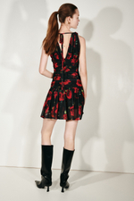 Платье из сетки со сборками - H&M