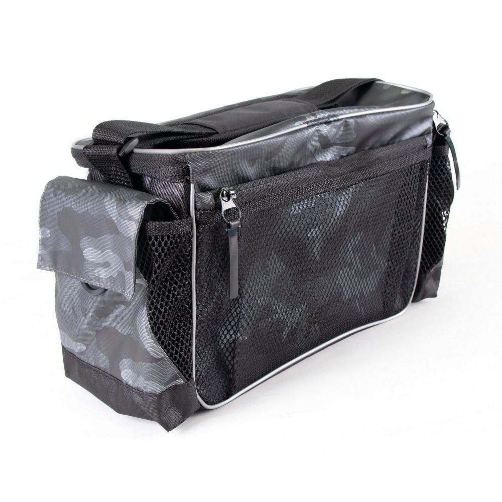 Сумка рыболовная "Yaman" Base Lure Bag L, 36х22х15 см, цв. серый камуфляж + 3 коробки LUNO 20/2/