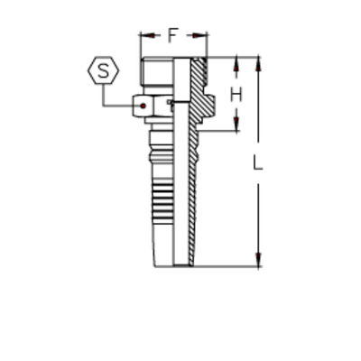 Фитинг DN 20 ORFS (Ш) 1.3/16 Interlock