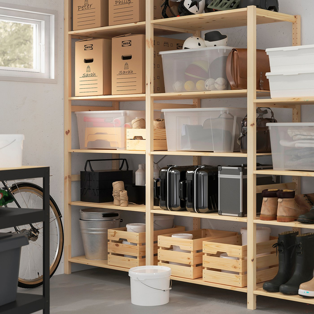 IKEA KNAGGLIG  (ИКЕА КНАГГЛИГ)  -  Ящик - сосна 46x31x25 см