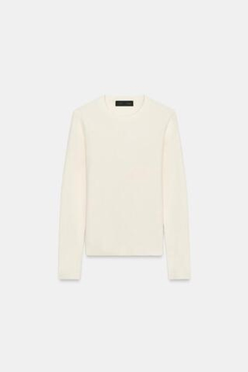 ZARA МЯГКИЙ ТРИКОТАЖНЫЙ СВИТЕР, ЭКРЮ