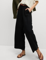 Широкие брюки из смесовой льняной ткани T57009087 - Marks & Spencer