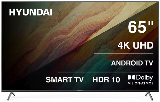 ЖК телевизор Hyundai H-LED65BU7009(UHD Smart,metal frameless)