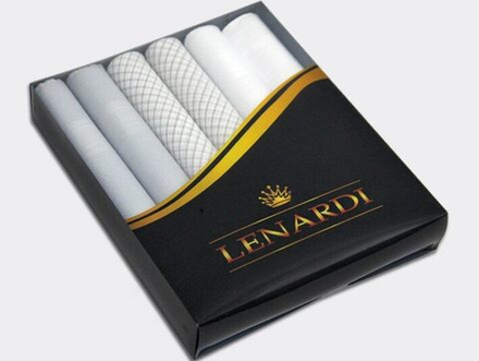 Lenardi 137-007 Набор 6 платков в под.упак (х100) Х/Б