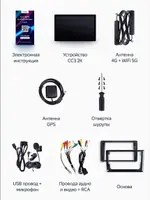 Магнитола для KIA Optima 3 2013-2015 TF - Teyes CC3-2K-360 монитор 13" 2K QLED на Android 10, Быстрая, CarPlay, 4G SIM-слот, 4 камеры в комплекте