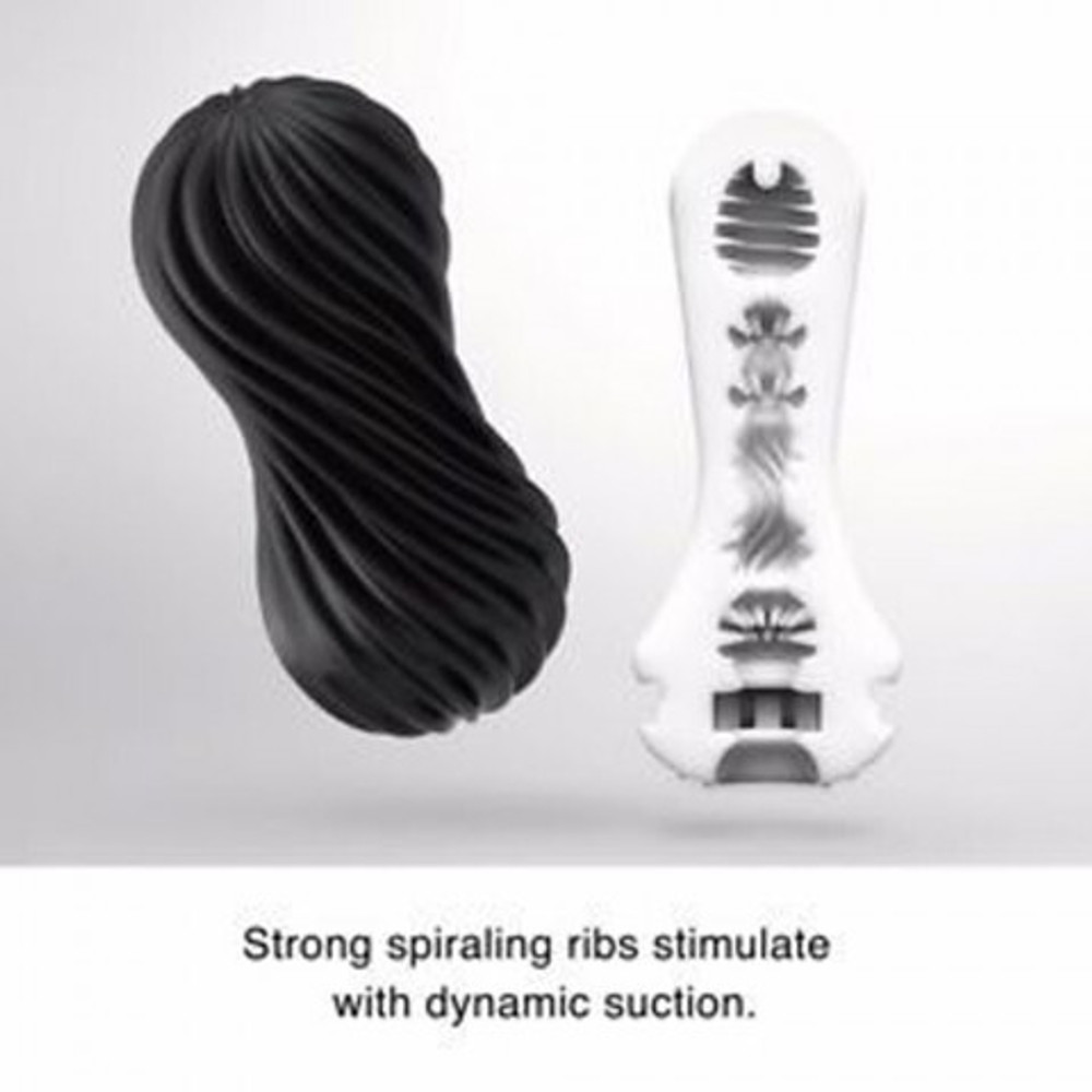 Мастурбатор Rocky Black TENGA FLEX