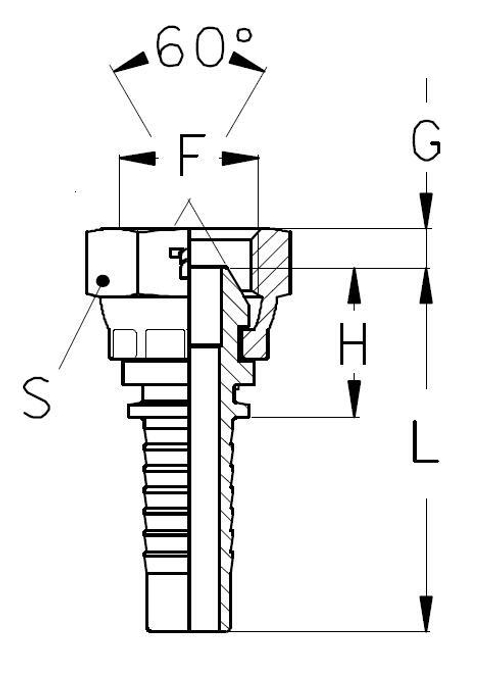 Фитинг DN 10 BSP (Г) 1/2