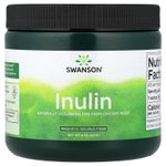 Swanson Vitamins, инулин, пребиотическая и растворимая клетчатка, 227 г (8 унций)