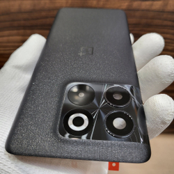 Крышка для OnePlus 10T оригинальная (заднее стекло) цвет: чёрный