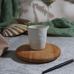 Соусник молочник 58 мл d 5,5 см h5,5 см круглый керамика Gray Frutti di Mare P.L. [6]