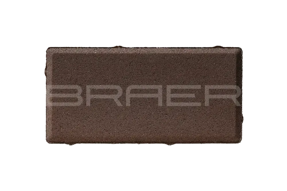 Тротуарная плитка Braer Прямоугольник, Коричневый, 60 мм