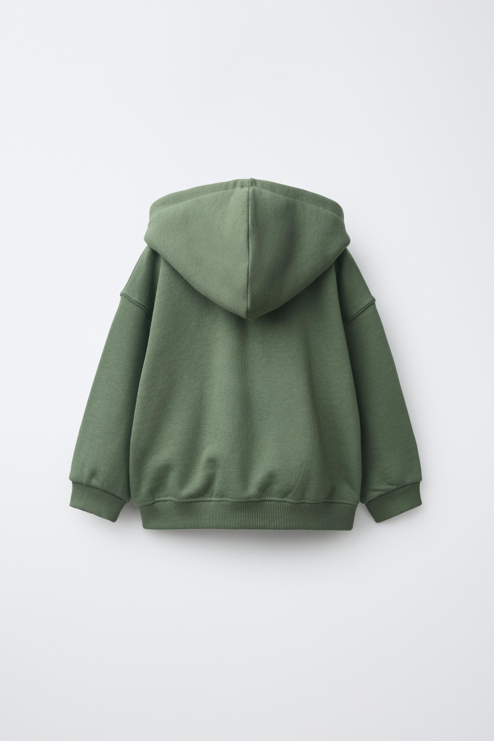 ZARA ХУДИ С МОЛНИЕЙ, МЯГКИЙ ЗЕЛЕНЫЙ
