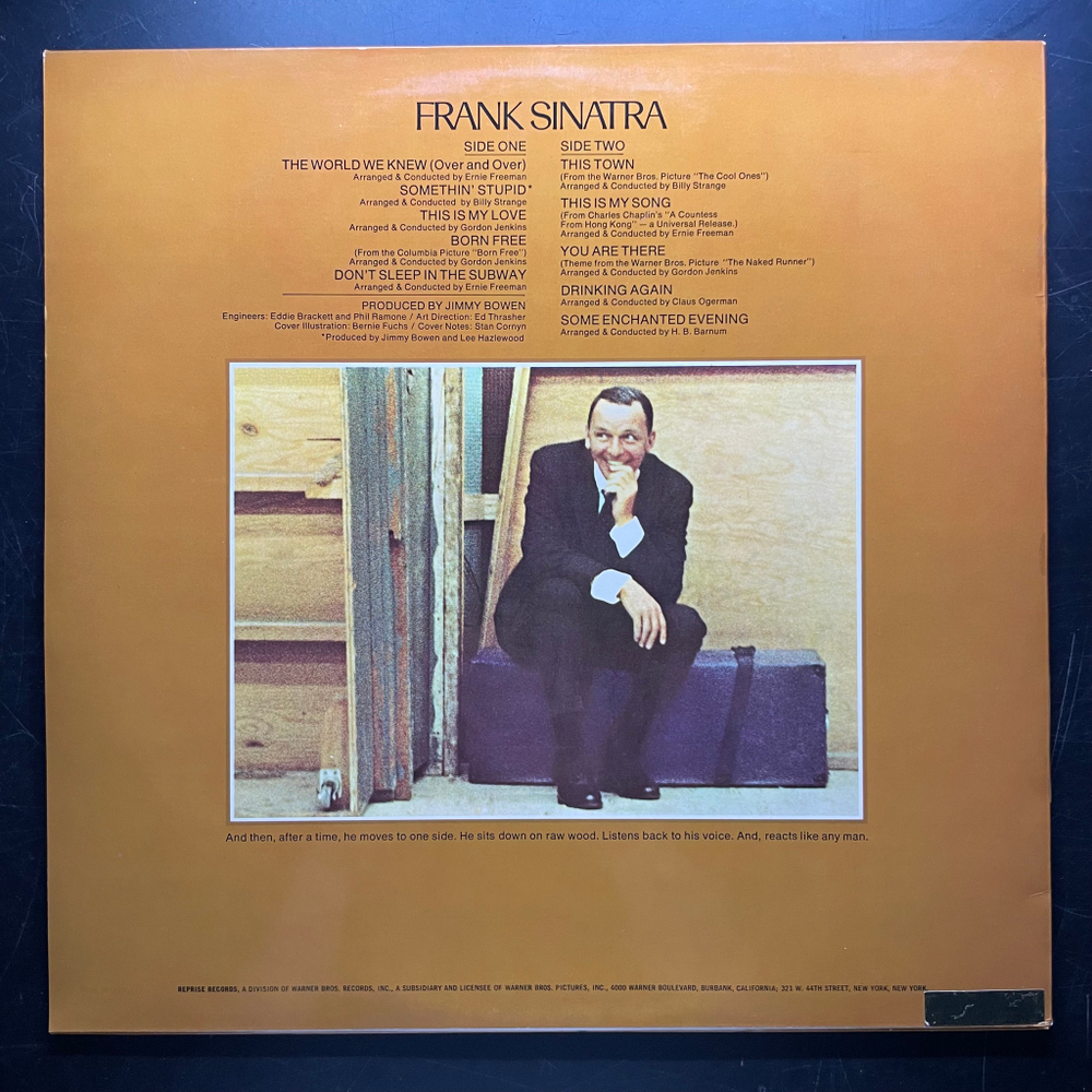 Frank Sinatra - The World We Knew (Германия 1967г.)