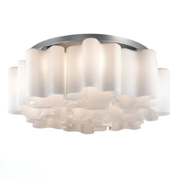 Люстра потолочная 9*E27 SL116.502.09 серебристый/белый Onde ST-Luce