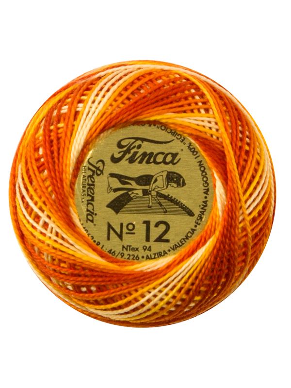 Мулине Finca №12 Perle (Жемчужное), цв. мультиколор 9110 / 1 мот. х 53 метра