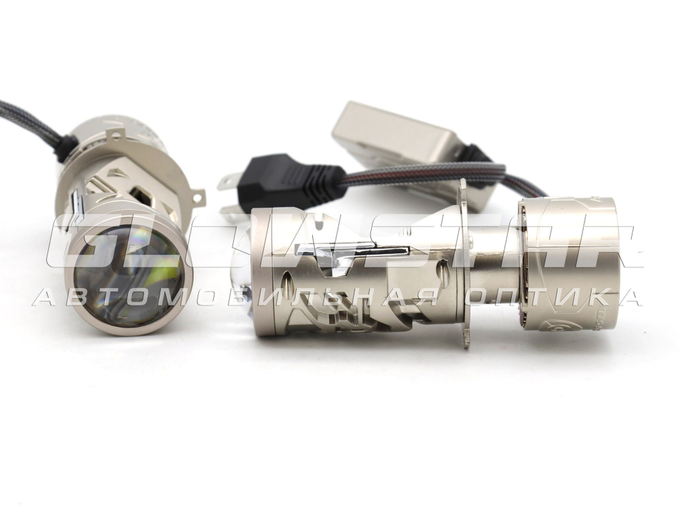 Билед модули Aozoom Mini-Led H4 New мини линзы, 12V, 50/80W (комплект, 2шт)
