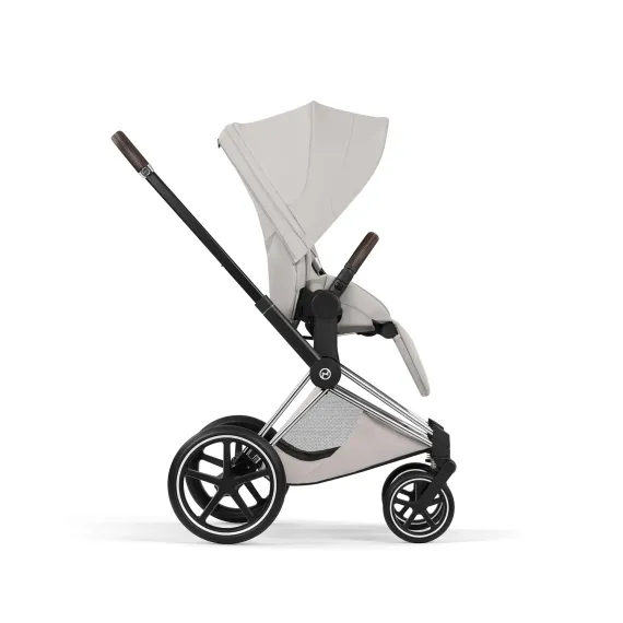 Детская коляска Cybex Priam V Style 2 в 1 City Grey на раме Chrome Brown
