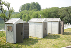Садовый пластиковый сарай HouzBlock Comfort-2 7,5x7,5