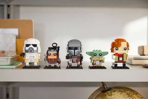 Конструктор LEGO BrickHeadz 40856 The Mandalorian and Grogu: Allies & Villains