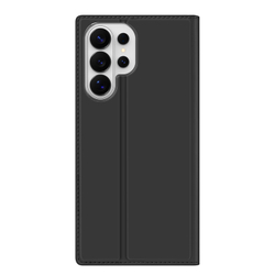 Чехол книжка черного цвета для смартфона Samsung Galaxy S26 Ultra, серия Skin Pro Series от Dux Ducis