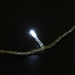 Гирлянда для дома 16м 180 ламп LED прозрач.пров.,8 реж, IP-20, Белый, (возможность соединения)