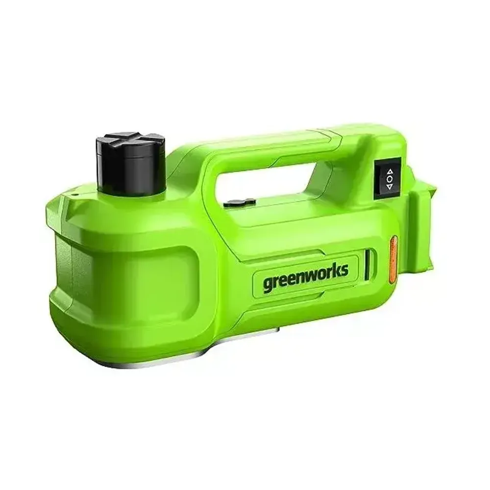 Домкрат автомобильный гидравлический аккумуляторный Greenworks Арт. 3401407UA, 24V, c АКБ 2Ач и ЗУ в сумке