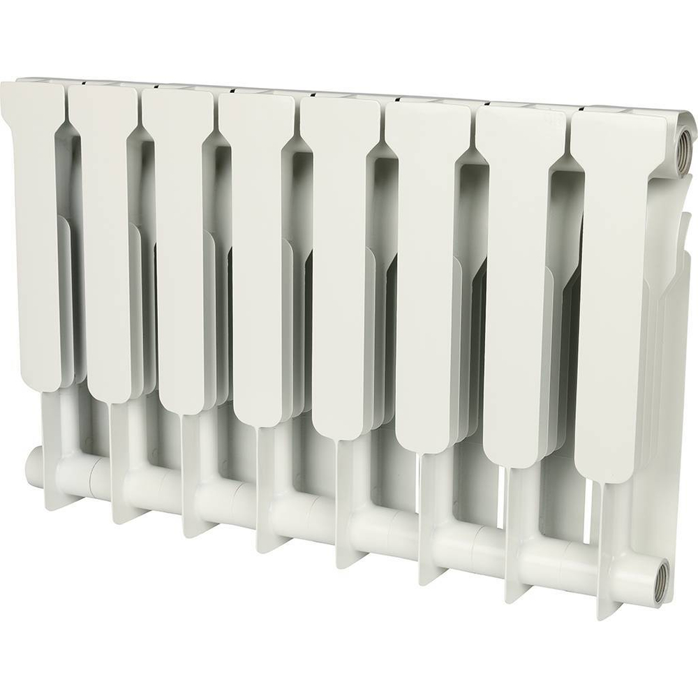 ROMMER Profi BM 350 (BI350-80-80-130)  8 секций радиатор биметаллический (RAL9016)