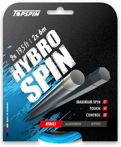 Теннисные струны Topspin Hybro Spin (2x6м)