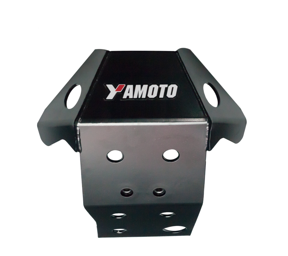 Skid plate KLX250 4mm Black. Yamoto
