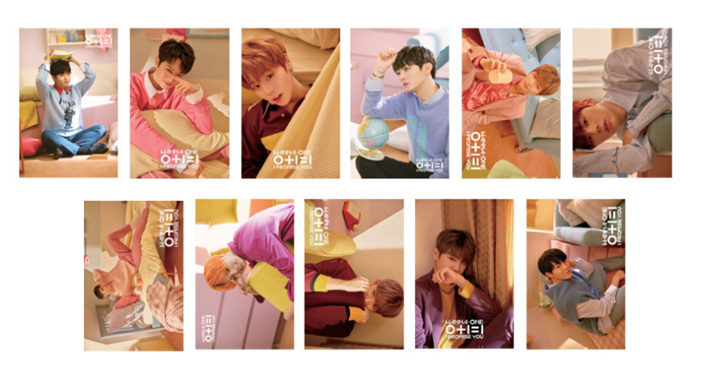 Полупрозрачная фотокарточка - Wanna One Полупрозрачная фотокарточка - Wanna One