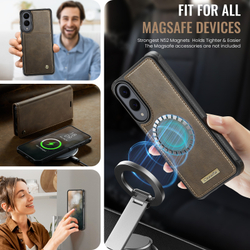 Чехол-кошелек CaseMe 2 in 1 MagSafe Samsung Galaxy S25 Edge