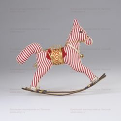 Ёлочная игрушка Лошадка-качалка