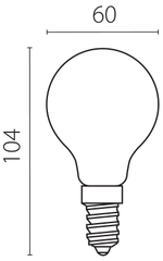 Лампа светодиодная Lightstar FILAMENT E27 8Вт 3000K 933002