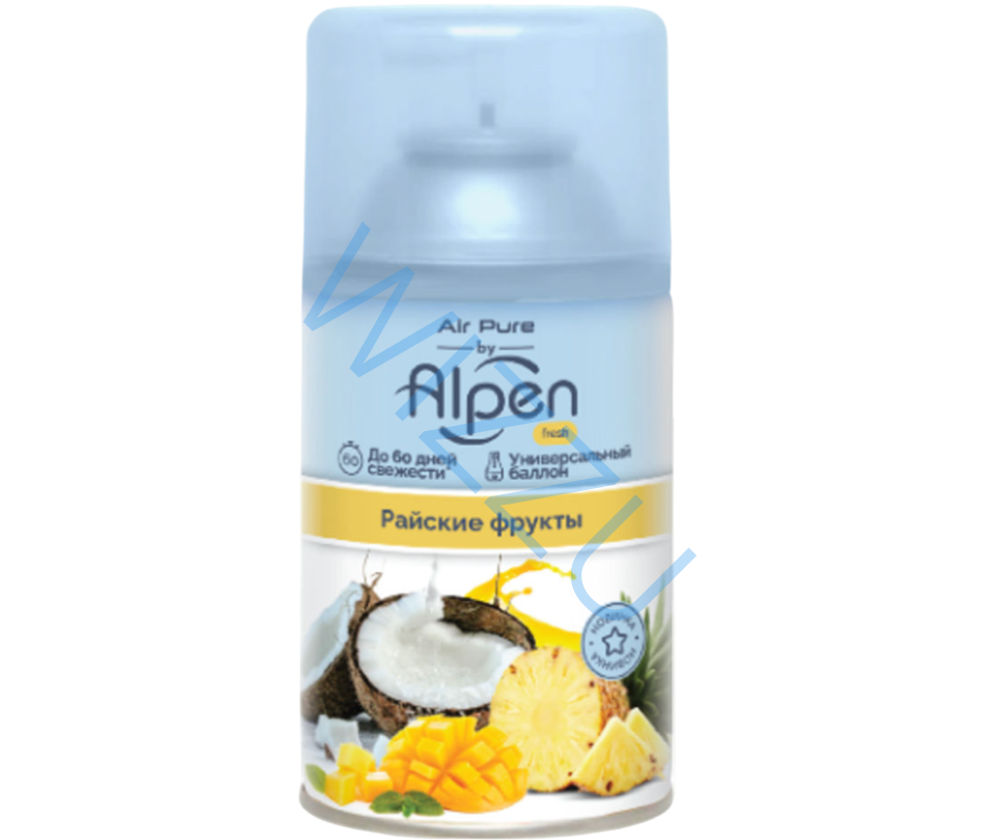 Освежитель ALPEN сменный 250 мл Райские Фрукты