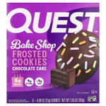 Quest Nutrition, Bake Shop, глазированное печенье, шоколадный торт, 8 печенья по 25 г (0,88 унции)