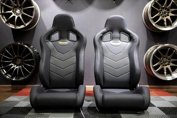 Сиденья спортивные JBR 1039 чёрные (2шт)
