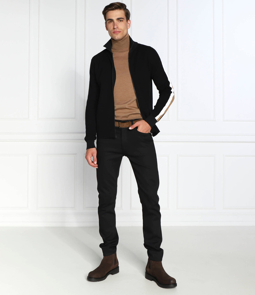 Хлопковый гольф cole rollneck Oscar Jacobson - светло-коричневый(65028023)