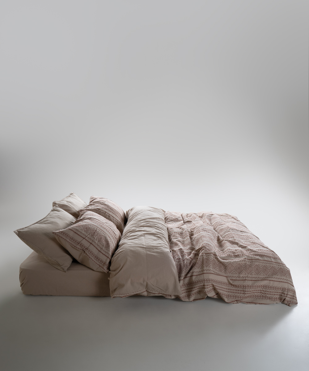Lımasso КПБ 4 пр. Coastal Trio Oxfordtan ЕВРО пододеяльник 200*220, простынь 240*260, наволочки 50*70 2шт