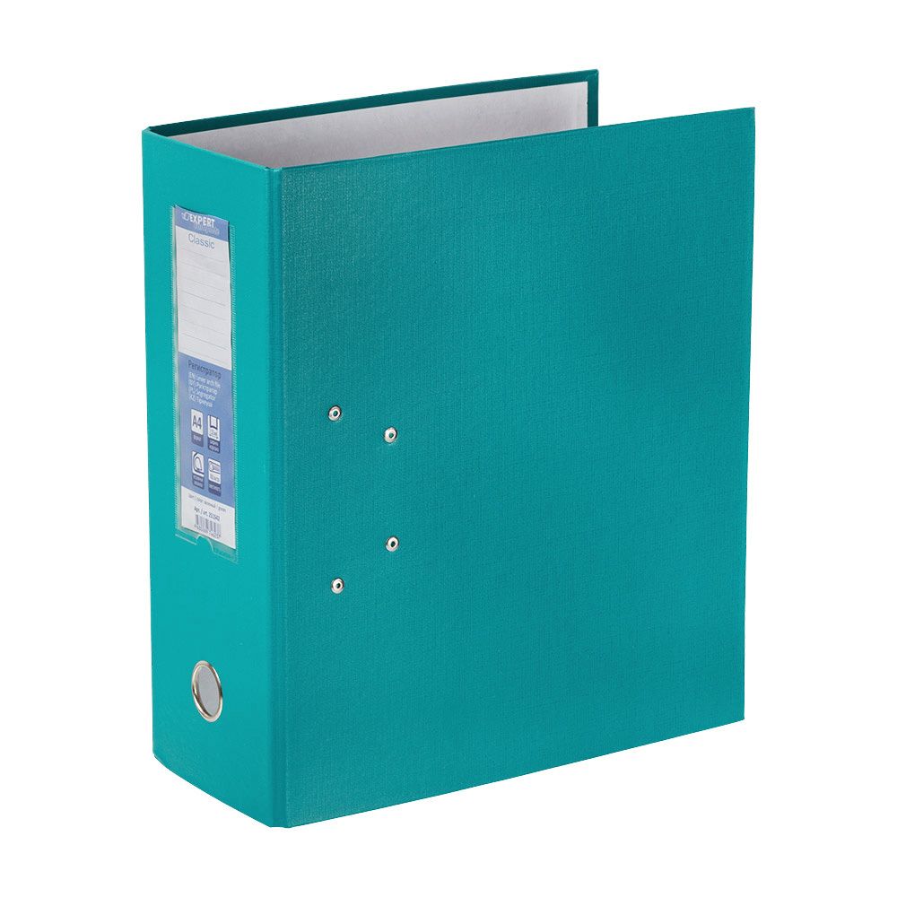 Регистратор PVC 125 мм, 15 шт, Classic A4 арочный механизм, изумрудный 251545, Expert Complete