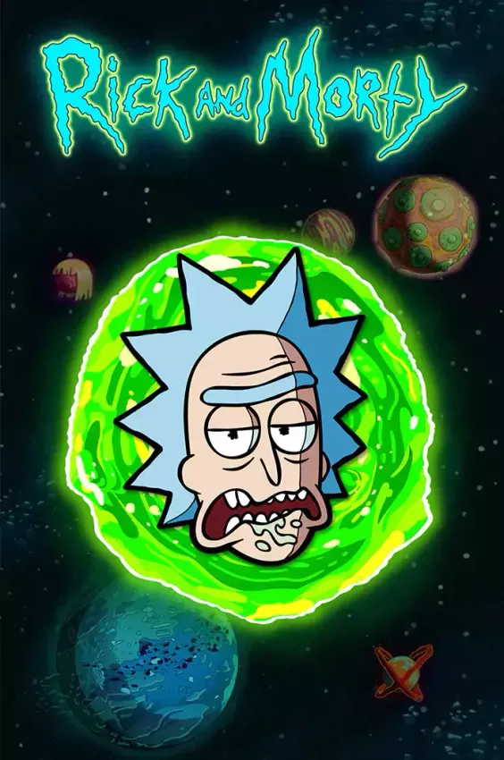 Металлический пин "Rick and Morty: Rick" Металлический пин "Rick and Morty: Rick"