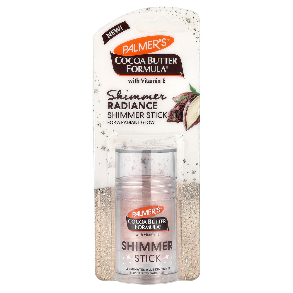 Palmer's, Cocoa Butter Formula® с витамином E, мерцающий стик, для светлой и смуглой кожи, 1 унция