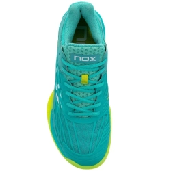 Женские кросовки для Padel NOX AT10 Lux Atlantis - lime
