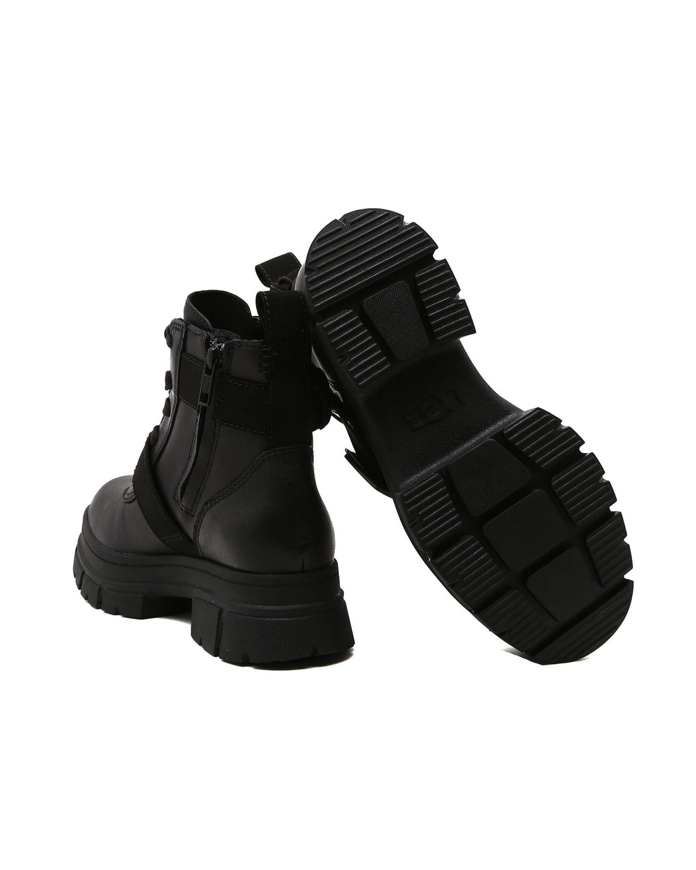 Кожаные ботильоны ashton lace up UGG - черный(1130518)