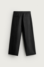 СТРУЯЩИЕСЯ БРЮКИ С БОКОВЫМИ СКЛАДКАМИ — ZARA